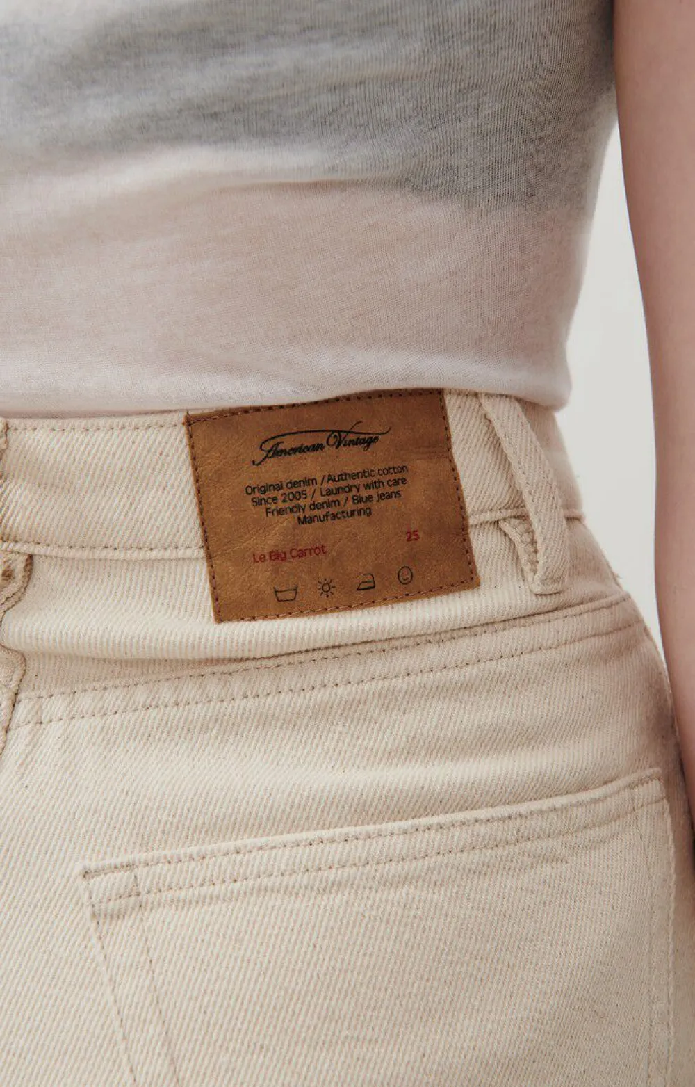 Jean Big Carrot Femme Tineborow*American Vintage Outlet
