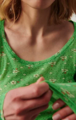 T-Shirt Femme Massachusetts*American Vintage Sale