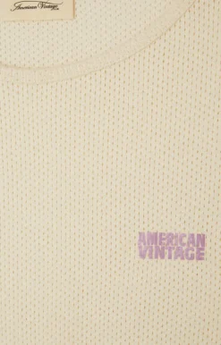 T-Shirt Femme Vifabeach*American Vintage Fashion